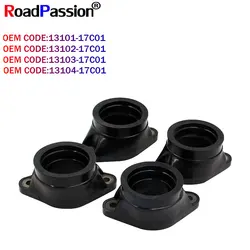 4pcs Road Passion Motorcycle Motobike Accessories Carburetor Interface For SUZUKI GSX750F GSX750 Katana GR78A GSXR750 GR77A