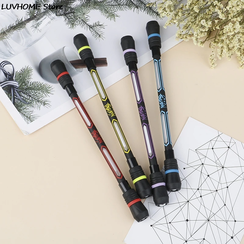 Spinning Pen Creative Random Flash Rotating Gaming Gel Pens Student Gift Toy Release Pressure Comfortable To Use