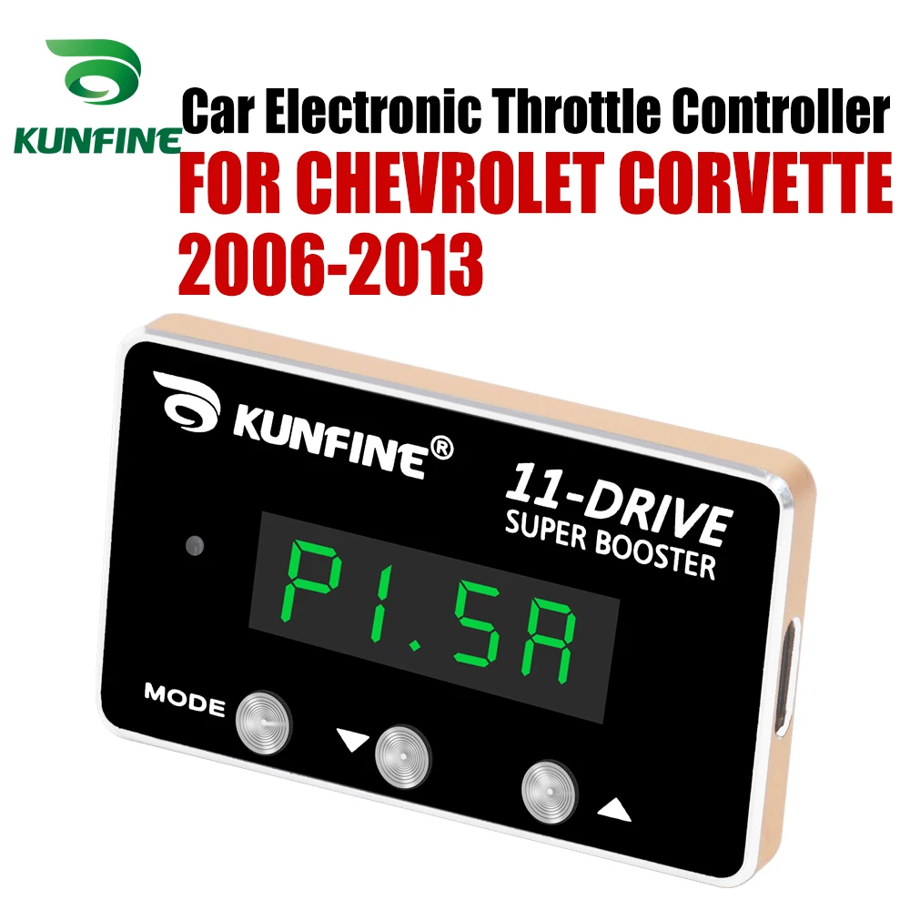 

KUNFINE Car Electronic Throttle Controller Racing Accelerator Potent Booster For CHEVROLET CORVETTE 2006-2013 Tuning Parts