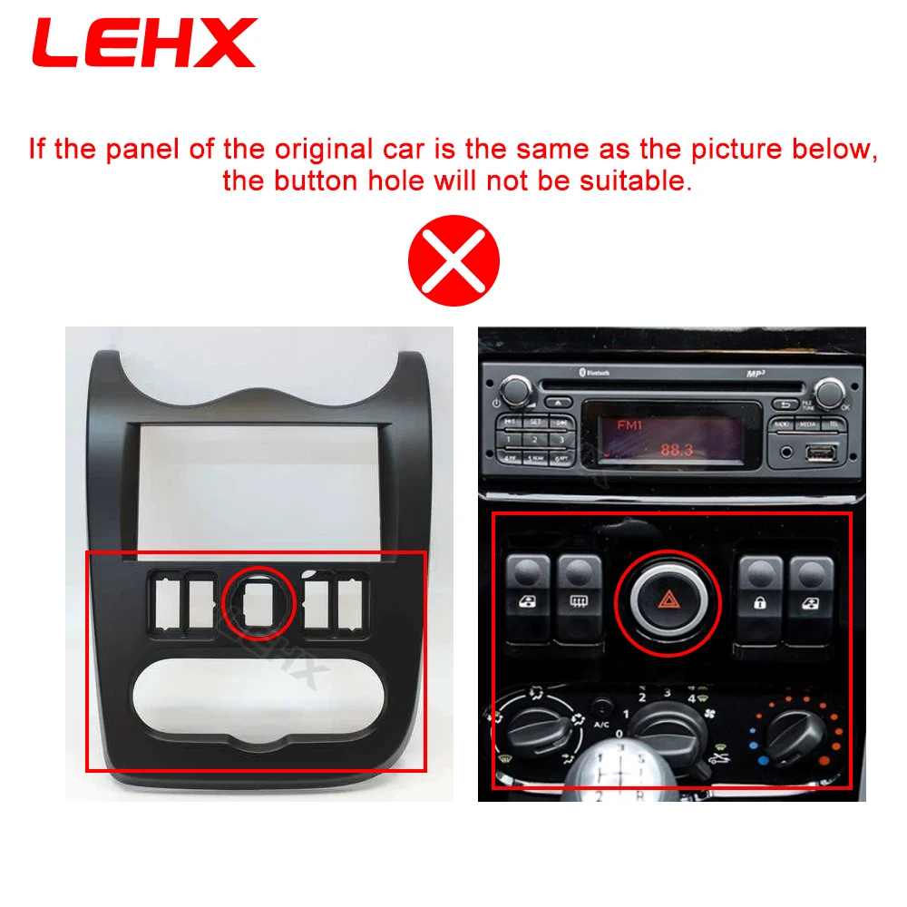 LEHX L6 Pro Android 2 din Radio Car Multimedia autoradio For Renault Logan 1 Sandero 2009-2015 Dacia Duster Carplay 4G GPS