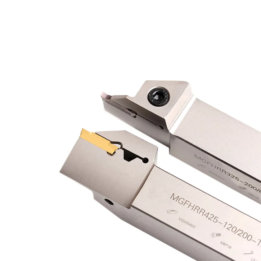 Arco reverso final rosto grooving titular mgfhrr320 325-65/120-t16 mgfhrr425 525 mola de aço entalho mandril torno cnc ferramentas de corte