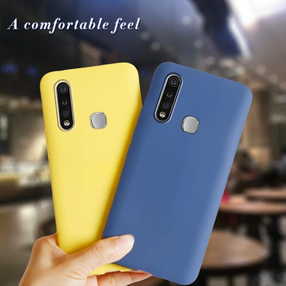 For Vivo Y19 Phone Case Shockproof Matte Silicone Back Cover For Vivo Y19 Y 19 1915 Coque Candy Colored TPU Soft Funda Cases