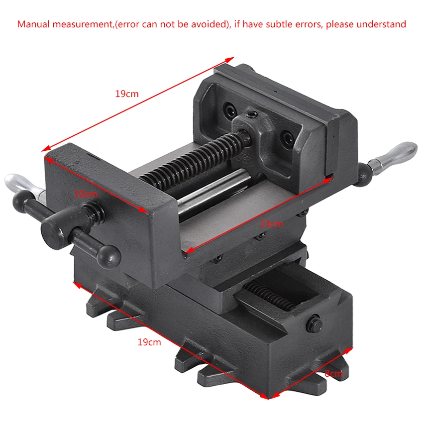 Multi-function Precision Cross Pliers Heavy Bench Vise Household Table Clamp 4 Inch Cross Vise For Drilling And Milling Machine