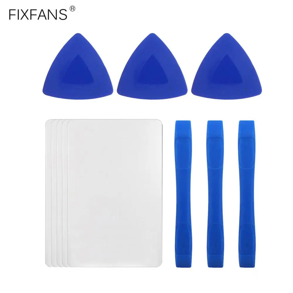 11Pcs Screen Opening Pry Tool Kit for Electronics Repair Plastic Card Spudger Thin Guitar Picks for iPhone iPad MacBook Laptop