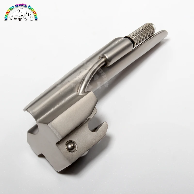 Stainless Steel Anesthesia Laryngoscope for Animals Dog Cat LED Lamp Laryngoscope with 5 Blades Veterinary Equipment