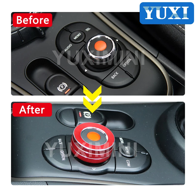 Car Air Conditioner Multimedia Air Outlet Knob Decorative Cover For BMW MINI ONE Cooper S JCW F54 F55 F56 F57 F60 Accessories