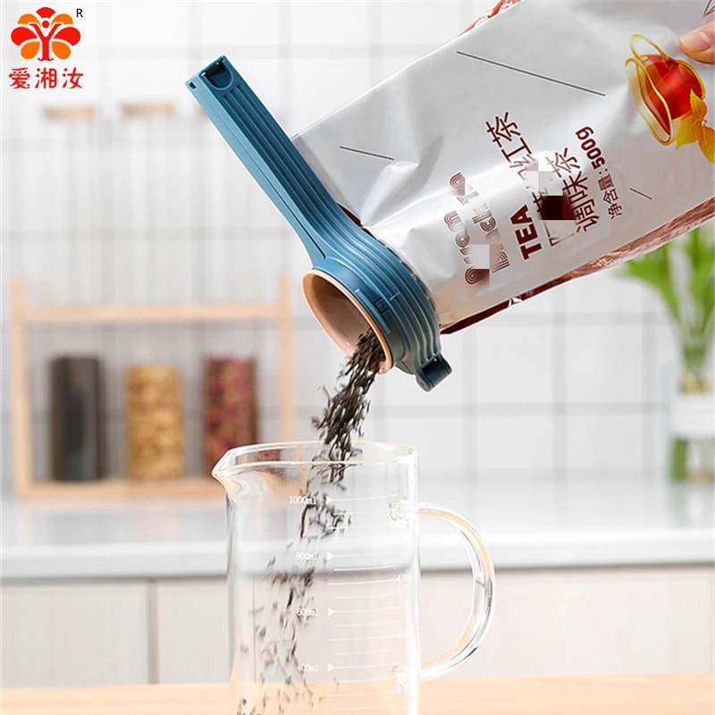 

Aixiangru-Plastic Bag Sealer, Food Bags, Seal Clips, Storage, Tea, Coffee, Milk Powder Gadget, Kitchen Accessories