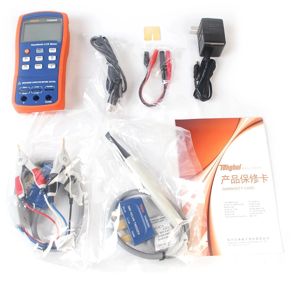 Tonghui TH2822E Handhel LCR Meter Digital Bridge Measurement Of Resistance Capacitance Inductance Tester