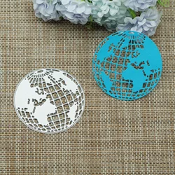 Earth Planet Pattern Metal Cutting Dies For Scrapbook Decorating Craft Paper Art Cutter Stencil Photo Album Clipart Decorative