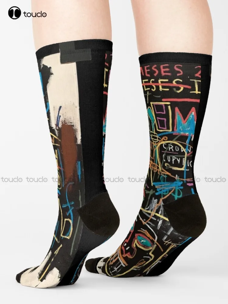 Vectorised Famous New York Street Art / Pop Art From The 70S. Socks Sock Boots Personalized Custom Unisex Adult Teen Youth Socks