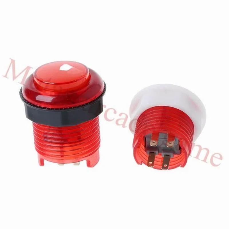 10Pcs/Lot 28mm/24mm LED Arcade Push Button Arcade Start Button Switch 5V Illuminated Button Arcade Cabinet Accessories