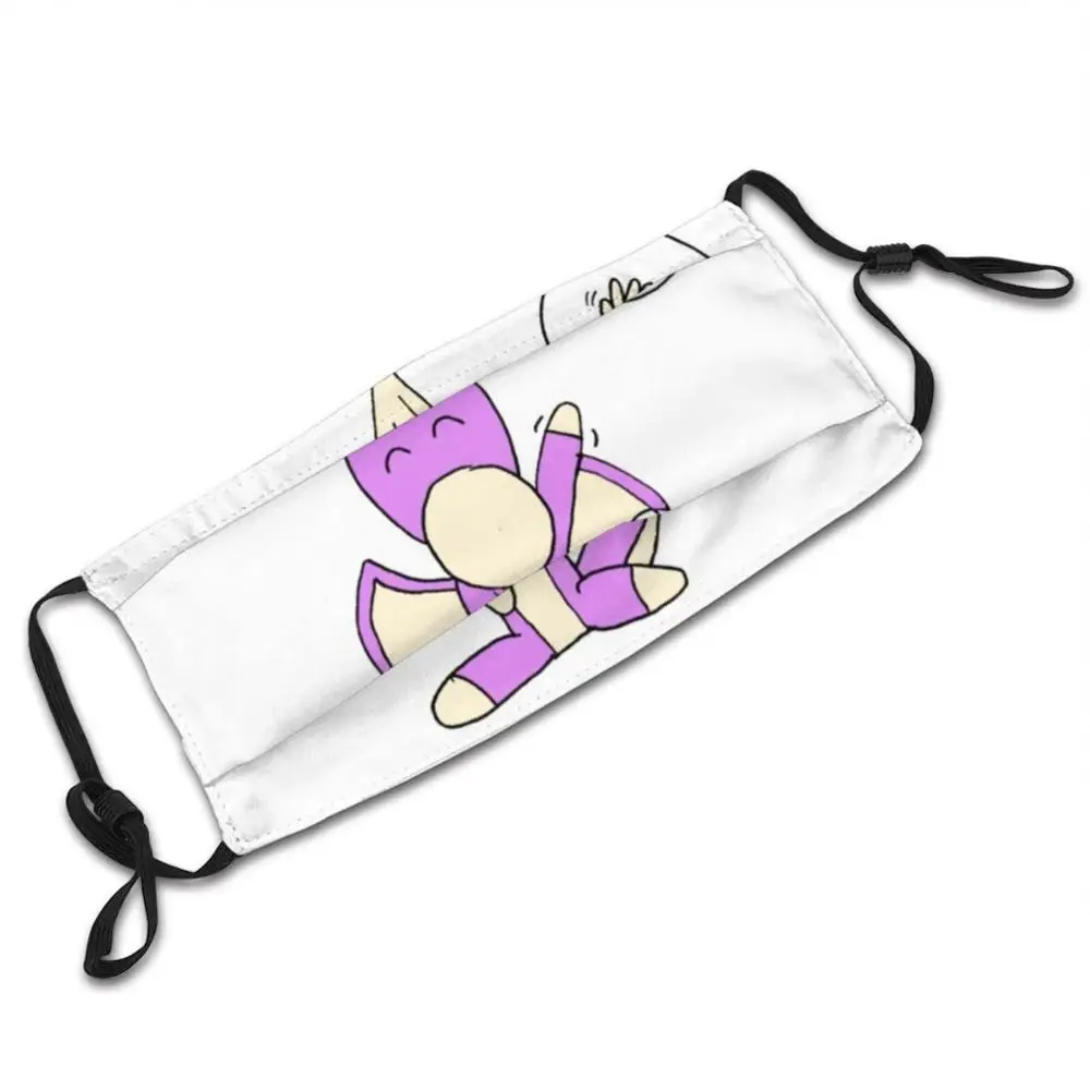 Blaze Washable Trending Customized Pm2.5 Filter Mask Dragon Cute Purple