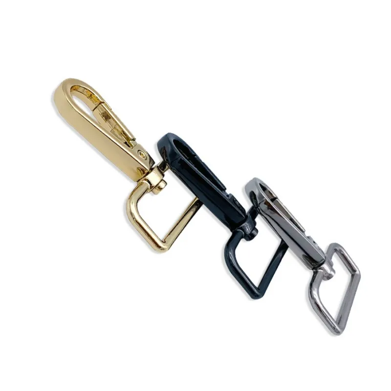 20 mm metal Handbag Bag Clasps Gold Silver Lobster Swivel Trigger Clips Snap Hooks Lanyard Hook Buckles Carabiner