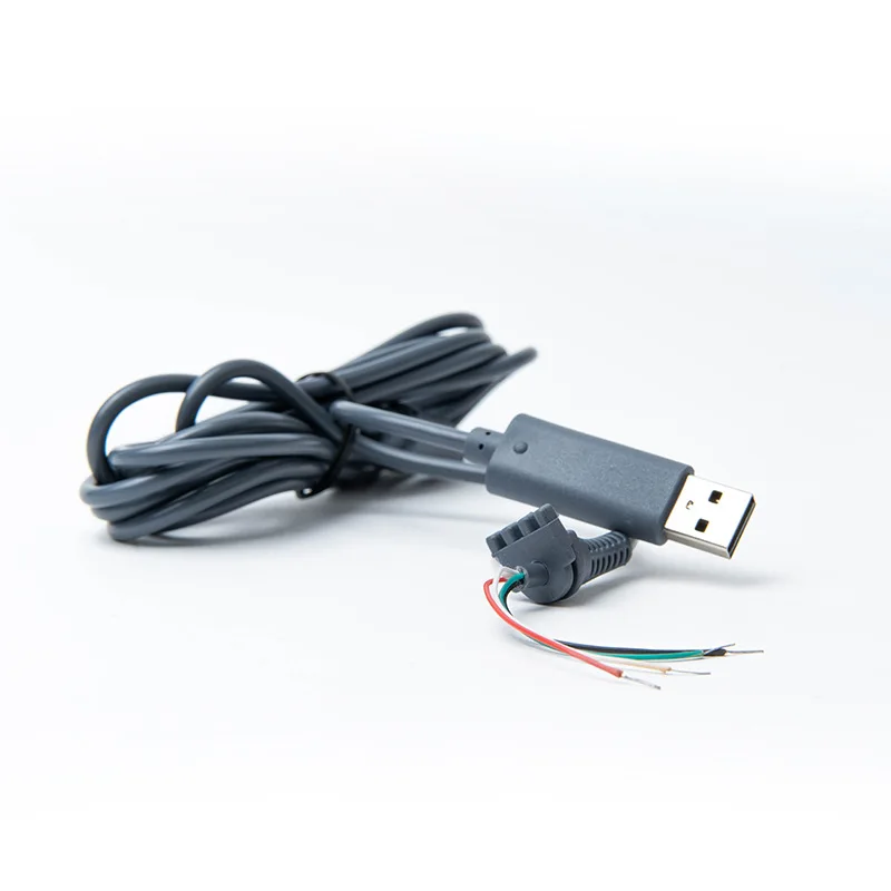 High Quality USB 4 Pin Charging Cable Cord +Breakaway Adapter Replacement For Xbox 360 Wired Controller Accessories