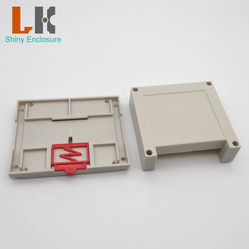 LK-PLC02 Industriële Plastic Instrument Din Rail Shell Plc Behuizing Box Case 115x90x40mm