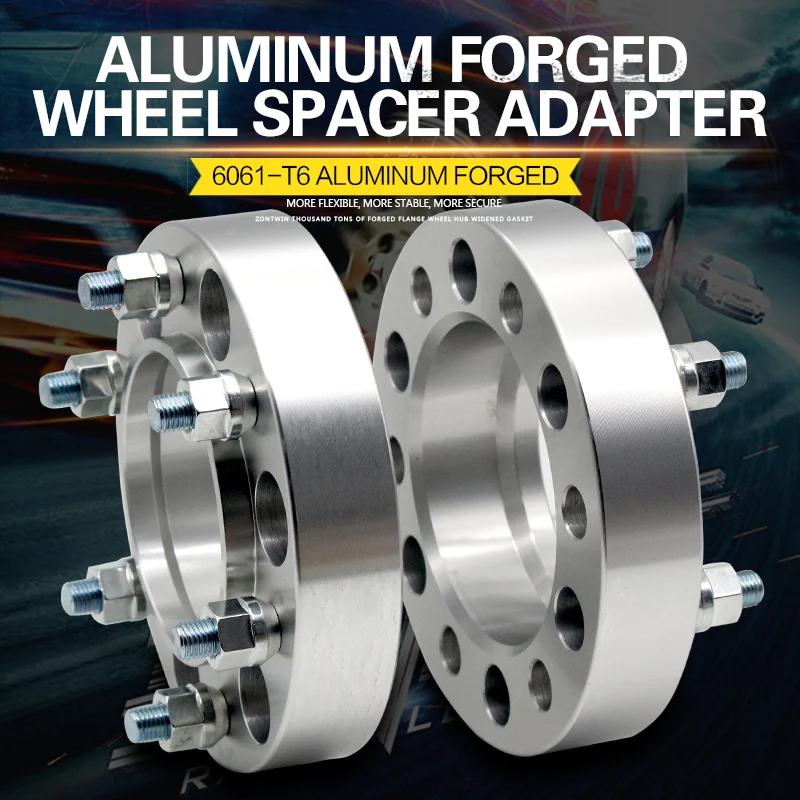 2Pieces 30/35/38/50mm PCD 6x139.7 CB 100mm Forge Aluminum Wheel Spacer Adapter 6 Lug Suit For Universal Car M12x1.5