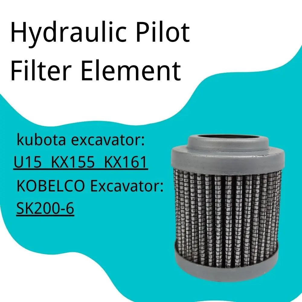 Hydraulic Pilot Filter Element for RD401-61270 kubota Excavator U15  KX155  KX161 KOBELCO Excavator SK200-6