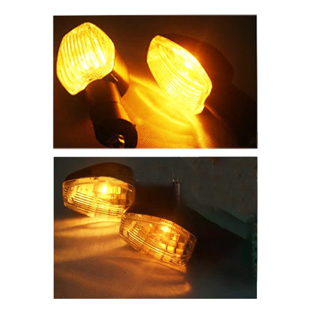Motorcycle Turn Signal Lights For HONDA CB400 VTEC3 CBR600 F5/CBR1000 Indicator Blinker Front Rear Lights 1Pair LED Signal Lamp image 4