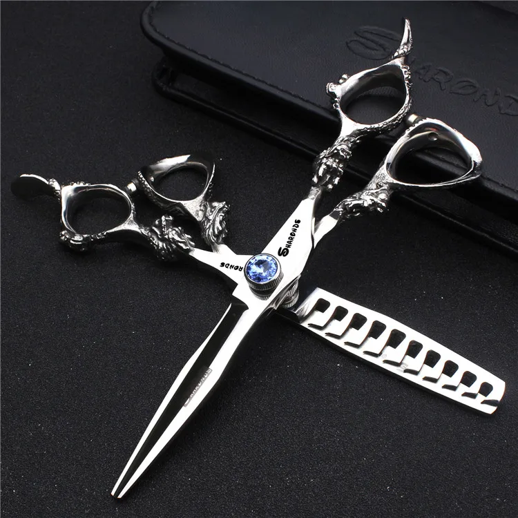 7 inch 8 inch 9 inch professional genuine hairdressing scissors hair stylist special haircut scissors flat cut teeth scissors