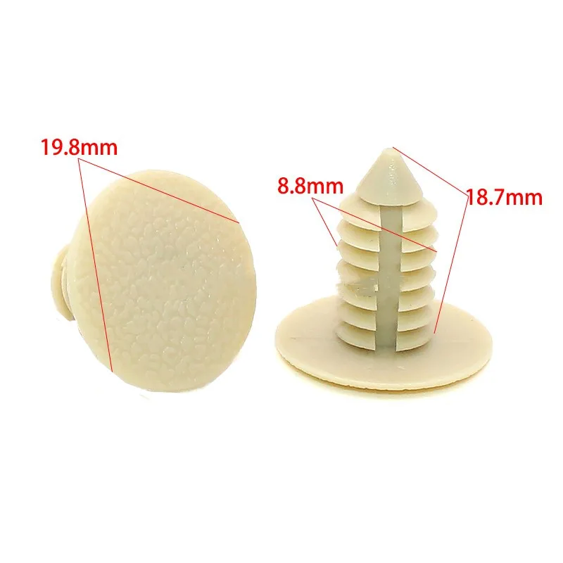 10PCS Cover Indoor Ceiling Lining Interior Roof Clasp for Hyundai Long moving IX35 Sonata Kia K3 K5 plastic fasteners