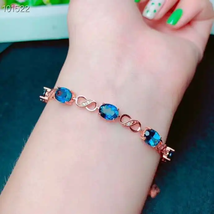 

Natural Topaz chain bracelet Real And Natural Topaz chain bracelet Natural real Topaz 925 sterling silver