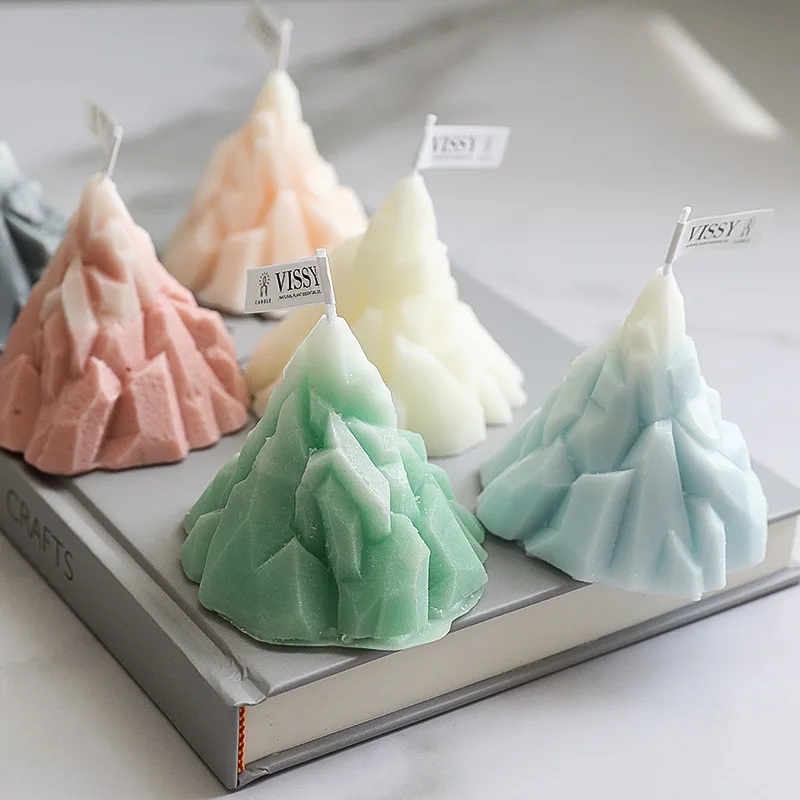 

Birthday Cake Candle Iceberg Essential Oil Scented Candle Diy Creative Souvenir Wedding Gift Set Home Decoration Ornament