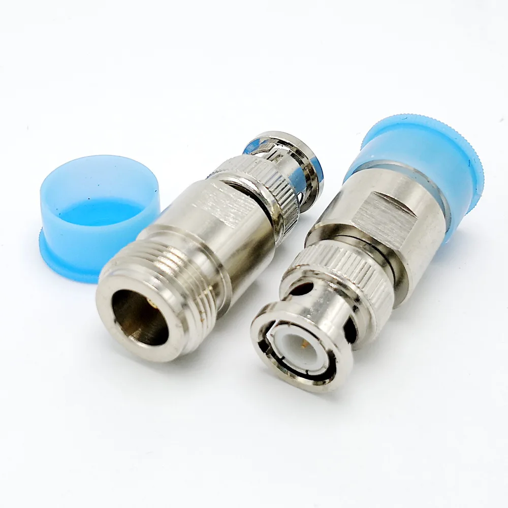 موصل محول من N إلى BNC RF ، ذكر إلى N ، قابس ، 5 قطعة