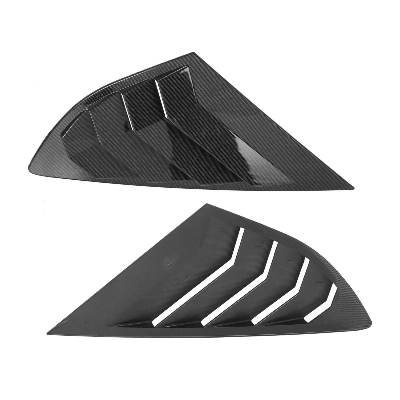 1 Pair Car Rear Side Vent Window Scoop Louvers Shutter Cover For Ford Mondeo Fusion 2013 2014 2015 2016 2017 2018 2019 2020 2021