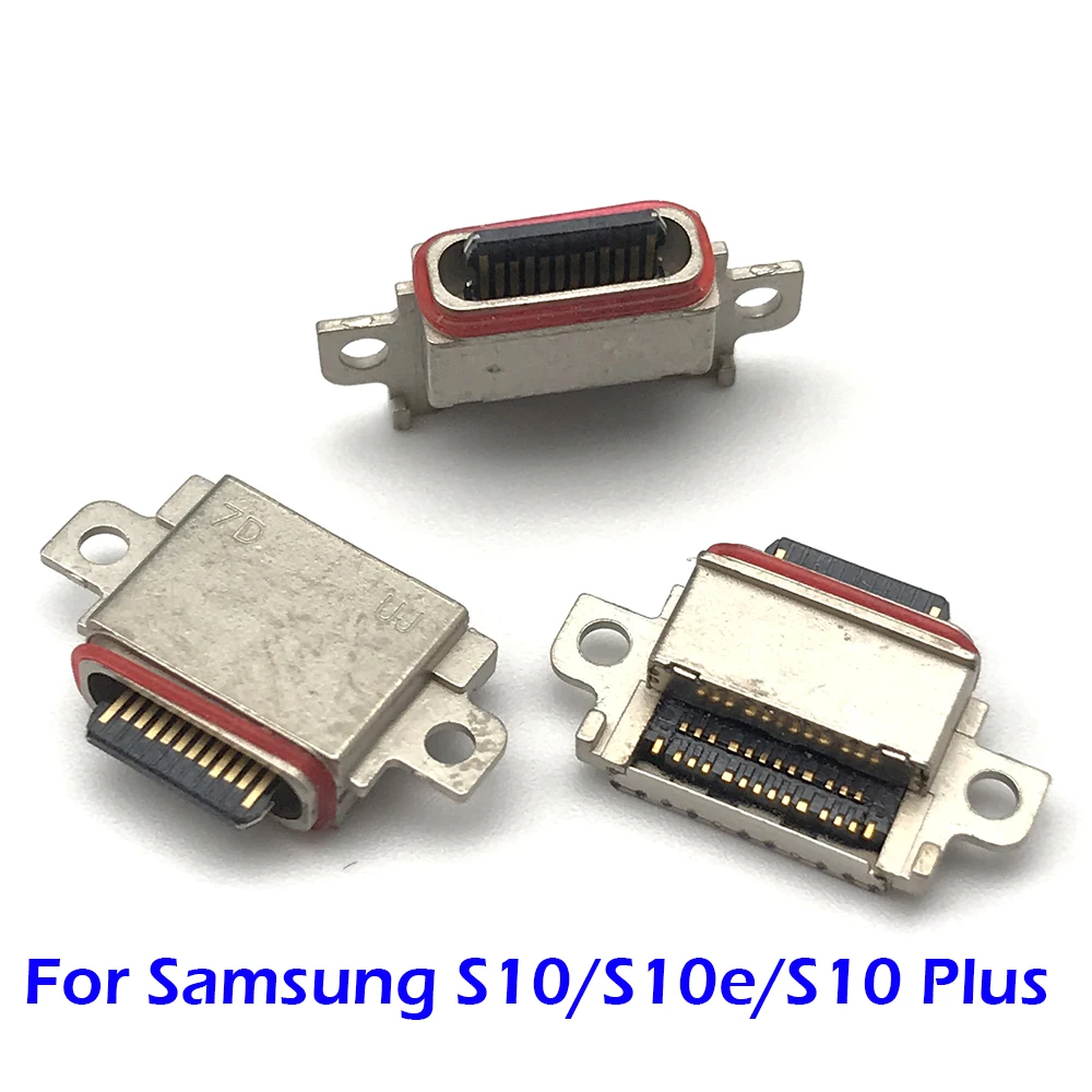 20Pcs，For Samsung S7 Edge S8 S9 S10 S20 Plus / S21 Plus S22 Ultra Micro Mini USB jack socket connector charger Charging Port