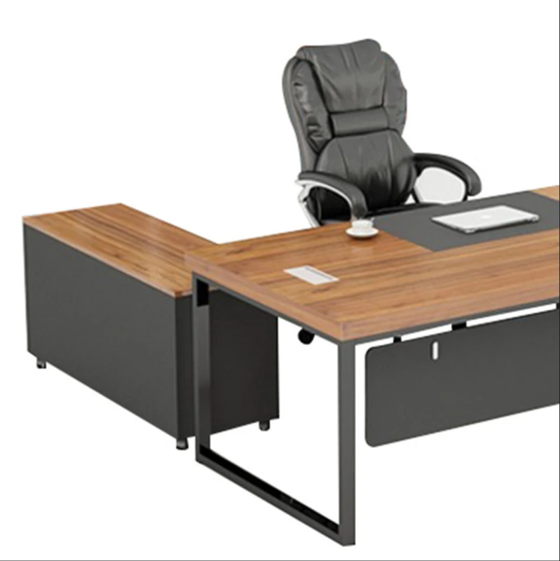 Computer Tafel Stalen Voet Bureau Baas Tafel