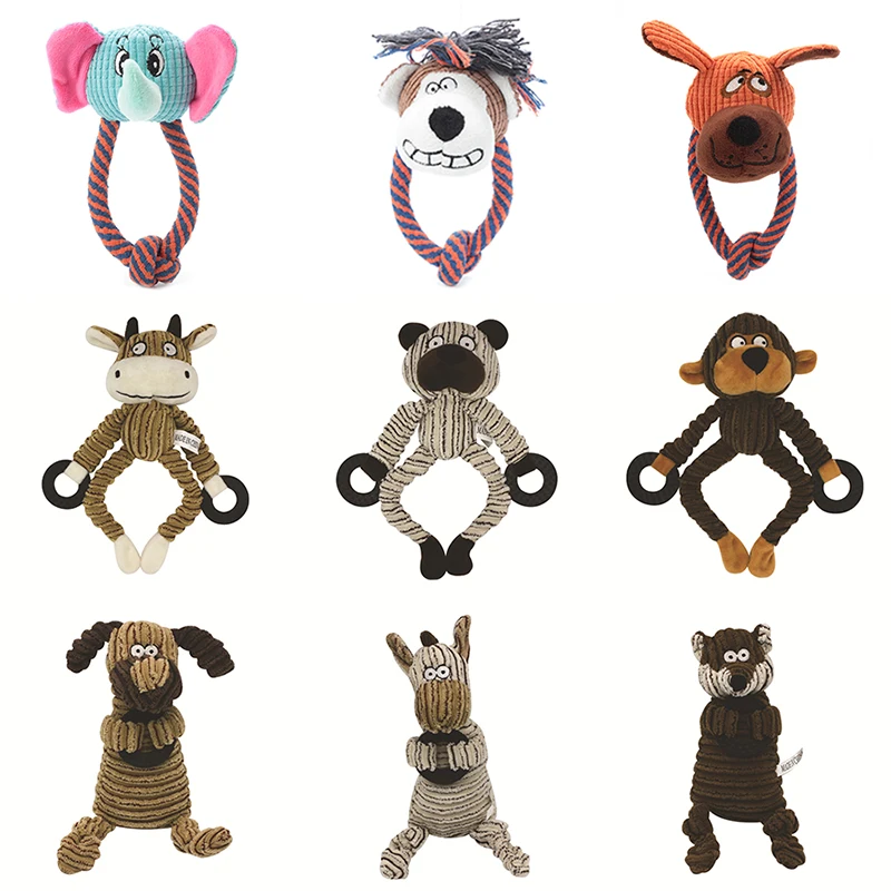 Juguetes de Peluche con Forma de Animales para Perros Pequeños, Juguete Masticable para Cachorros y Gatos, Yorkshire Terrier, Mascotas, Perros, Accesorios