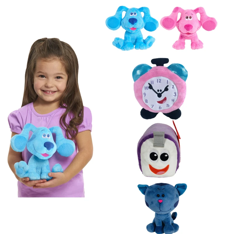 Blues Clues & You Plush Toy Blue Pink Puppy Dog Stuffed Plush Toy Blue's Clues and you Peluche Stuffed Animals Plush Toy Gifts