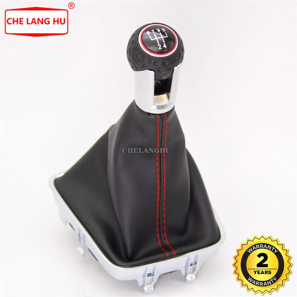 For VW Golf Plus 2005 2006 2007 2008 2009 2010 2011 2012 2013 2014 5 Speed 6 Speed Gear Stick shift knob With PU Leather Boot