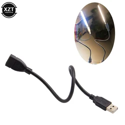 USB Extension Cable LED Light Fan Power Supply Adapter Male to Female Cables Flexible Metal Hose Data Transferring 4 Copper Cord