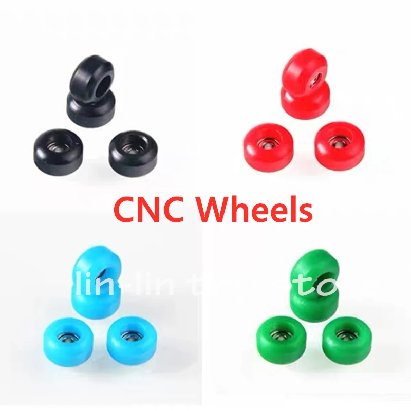 4 Pcs/Set Professional Urethane CNC Bearing Wheels for Wooden Fingerboard New Arrivals