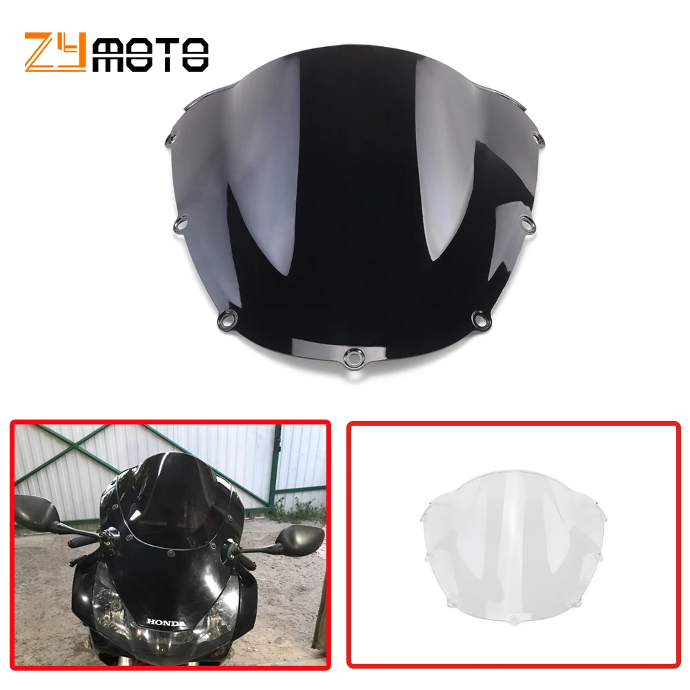 For Honda CBR 900 RR 954 2002 2003 New Clear Motorcycle Double Bubble Windshield Fairing Windscreen Screen CBR900RR CBR954RR