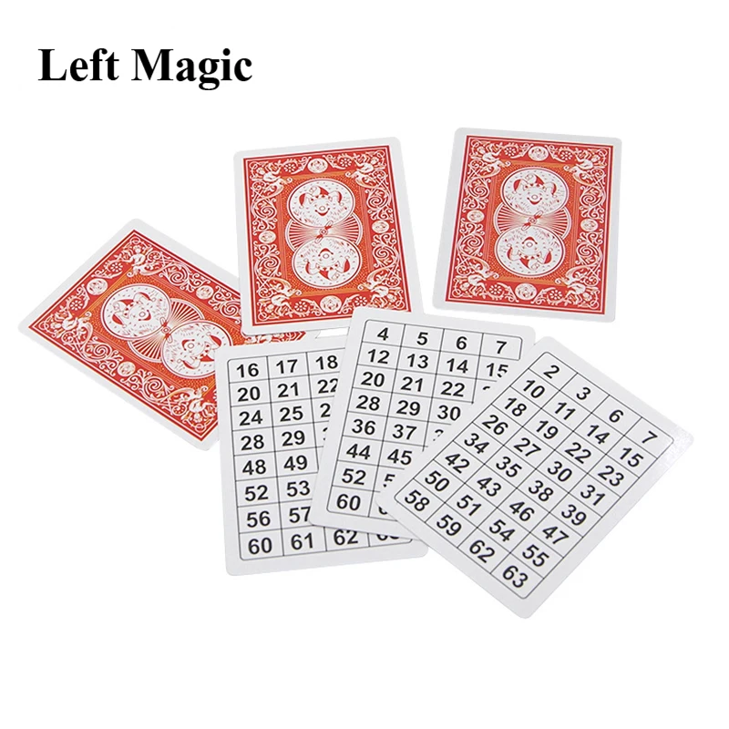 Digital Prediction Magic Tricks Mysterious Number Magic Props Close Up Street Illusion Gimmick Mentalism Puzzle Toys Magician