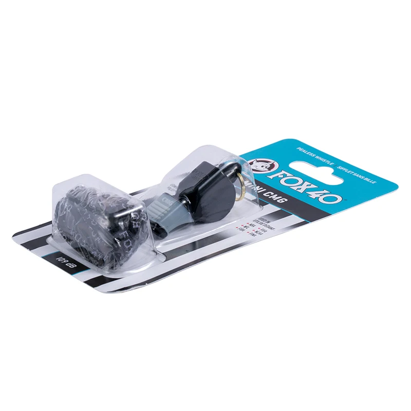 Canada Original Fox 40 Mini CMG Fox40 Compact Sized Small Whistle With The Addition Of The Patented Cushioned Mouth Black /9401