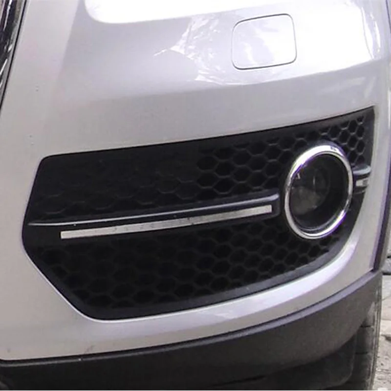 Q5 RSQ5 Style Black Front Fog Lamp Mask Grill Cover for Audi Q5 Standard Bumper 2009~2013