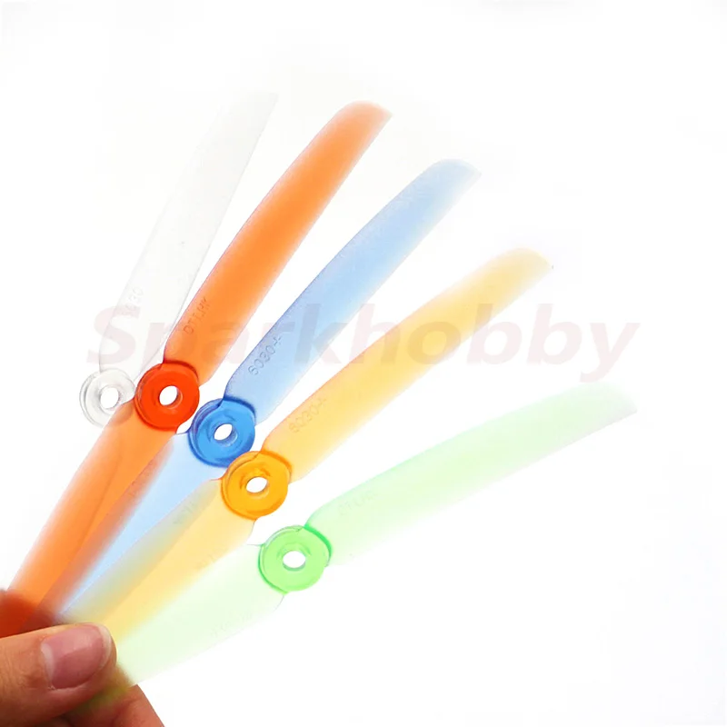 10Pairs Diatone 6030 6inch 6x3 2 Blade CW CCW Transparent Crystal Clear Propeller 5mm Aperature RC FPV Multicopter Quacopter DIY