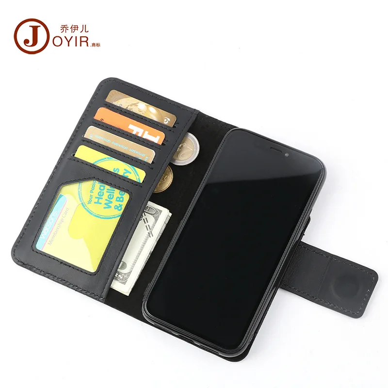 Applicable to Simple Fashion Multi-Card Mobile Phone Leather Case for Iphone11pro Max Mobile Phone Shell