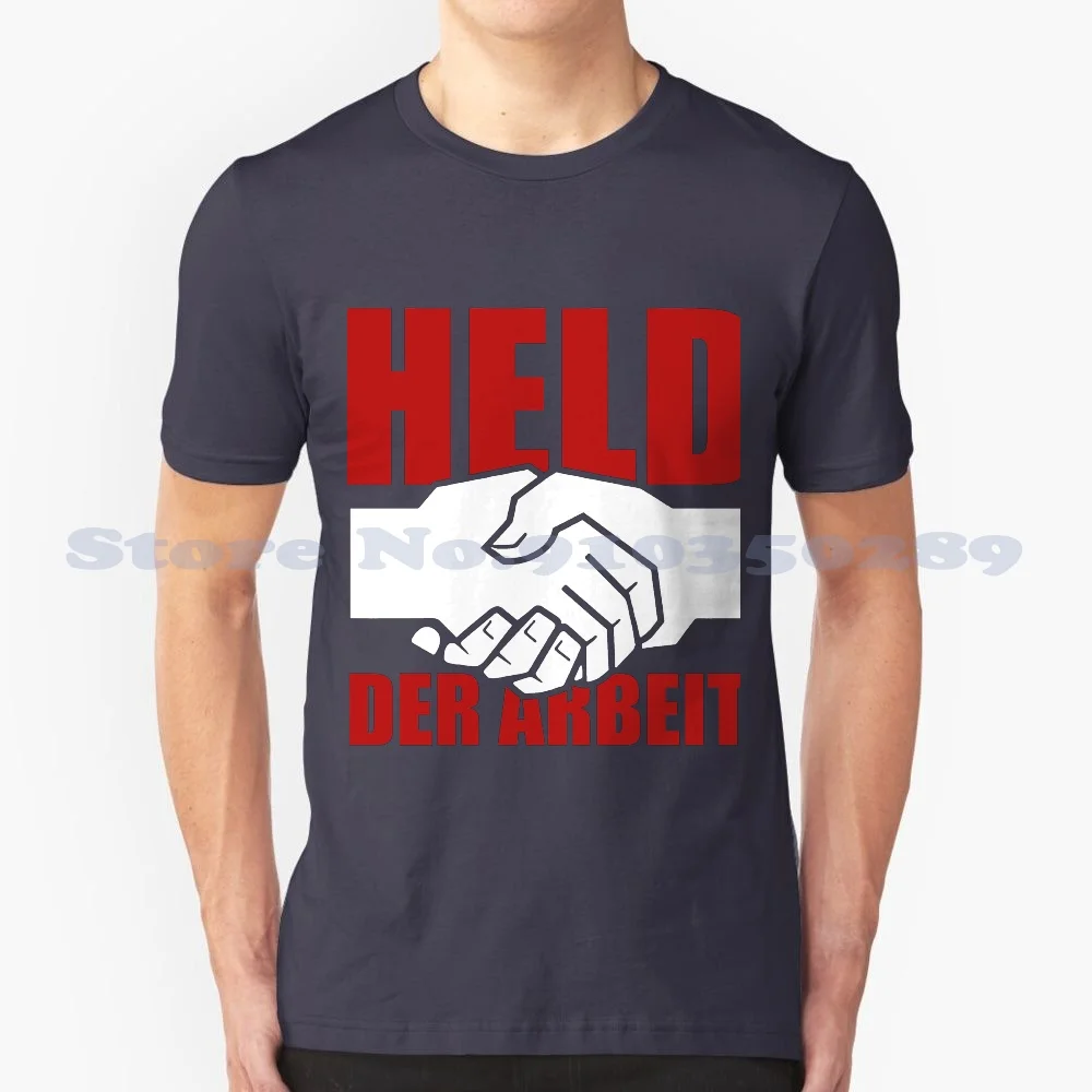 Held Der Arbeit Ddr Ostdeutschland 100% Cotton T-Shirt Ddr Ostdeutschland Ossi Wessi Ostalgie Osten Sachsen Wiedervereinigung