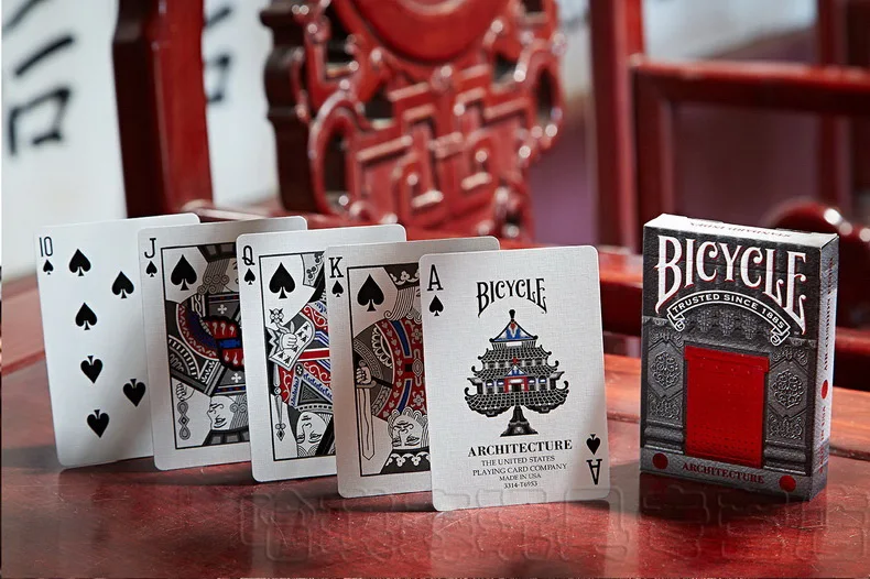 Bicycle Architecture Playing Cards Poker Size USPCC Collectible Deck Magic Card Games Magic Tricks Props for Magician