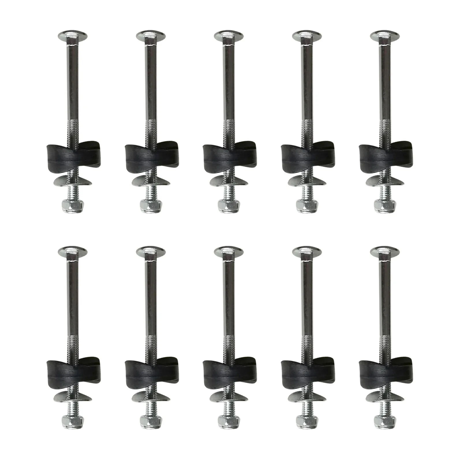 10pcs Trampoline Carriage Steel Truss Round Head Square Neck Carriage Bolt Coach Screw For Shelf Desk Furniture