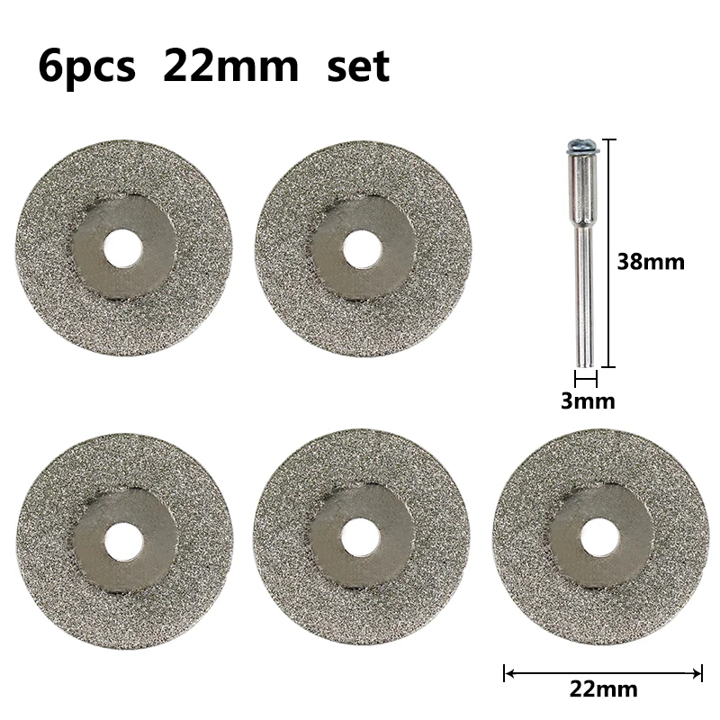 XCAN Mini Trennscheibe für Dreh Zubehör Diamant Schleifen Rad Dreh Werkzeug Kreissäge Klinge Schleif Diamant Disc