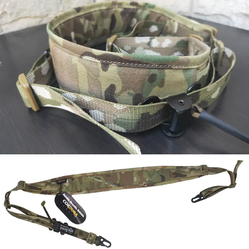 Multicam 2 Point Rifle Sling Gun Strap Tactical Shooting Padded Rifle Sling Straps Outdoor Hunting Strap