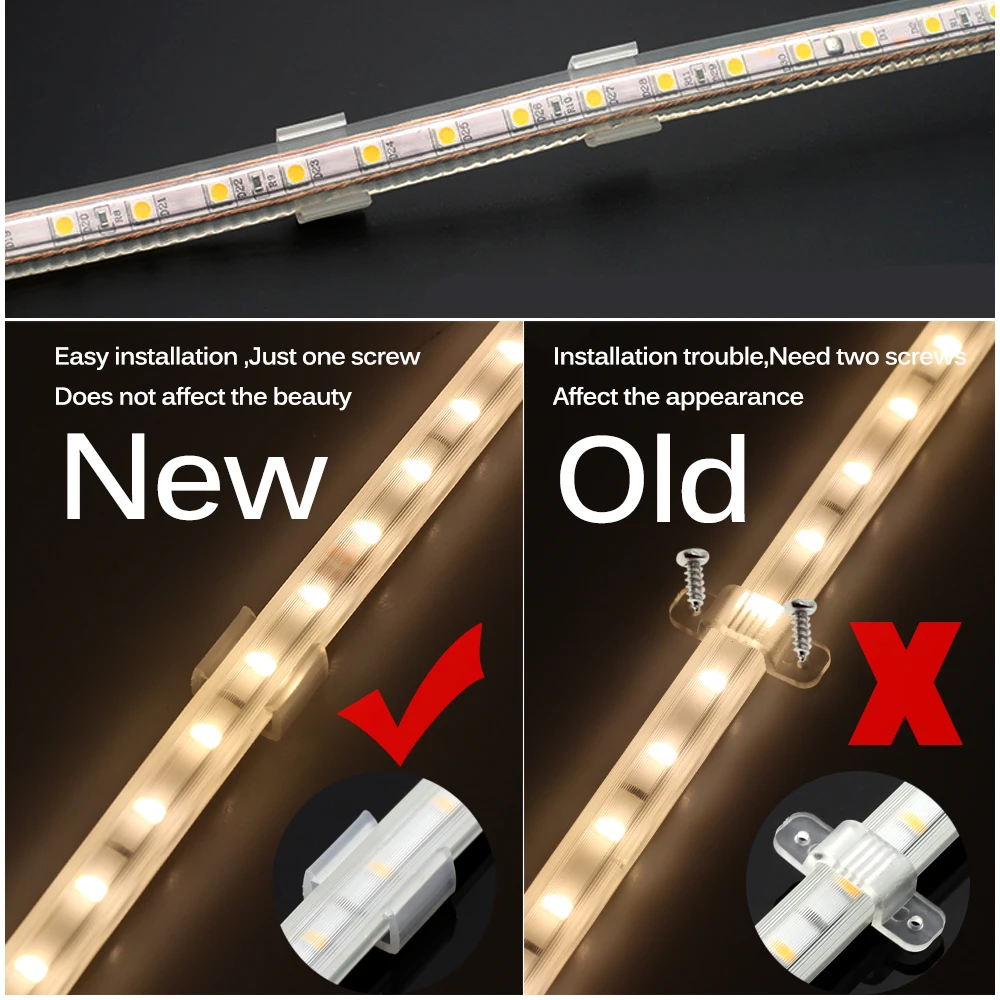 2pin 4pin 220V LED Strip Connector for Single Color RGB LED Strip 2835 5630  Light Wire Connection