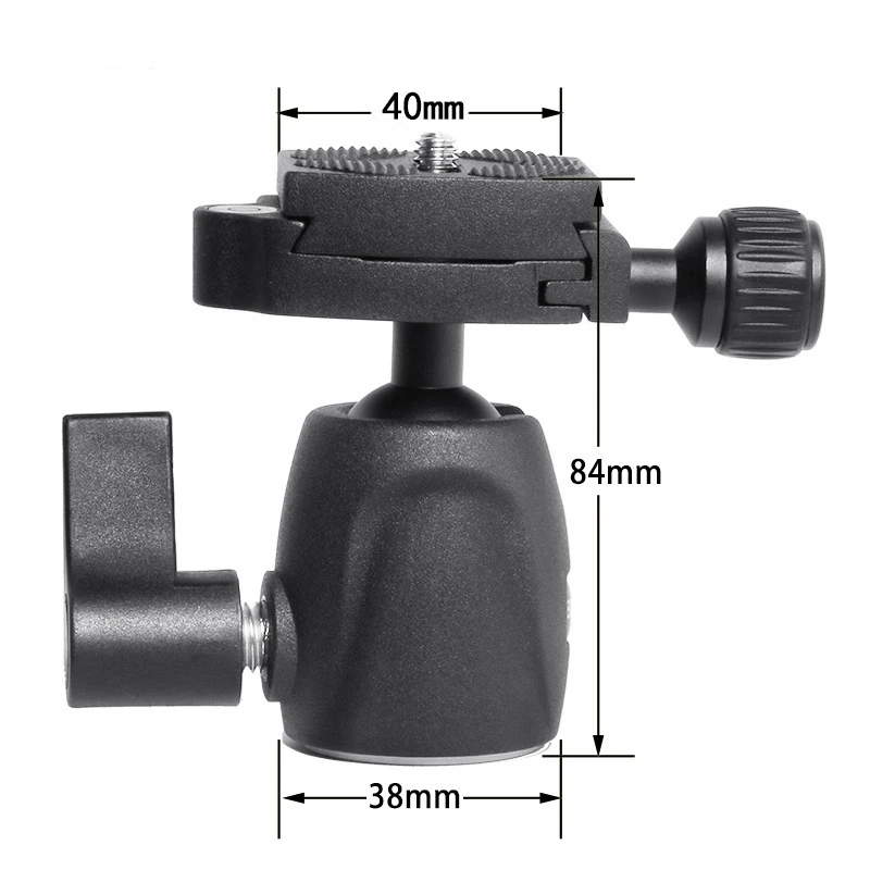 

Шаровая Головка с поворотом на 360 градусов, панорамная шаровая Головка с 1/4 дюймовой быстроразъемной пластиной и пузырьковым уровнем для DSLR-камеры, видеокамеры, штатива