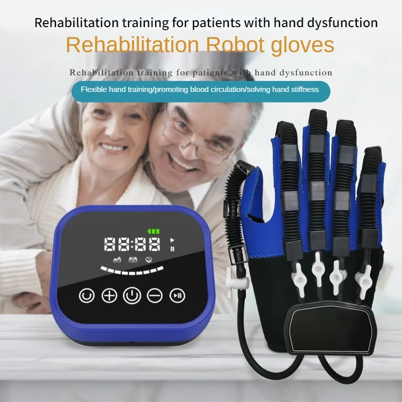 Electric Air pressure Rehabilitation Robot Glove Hand Rehabilitation for Stroke Hemiplegia Hand Function Recovery Finger Trainer