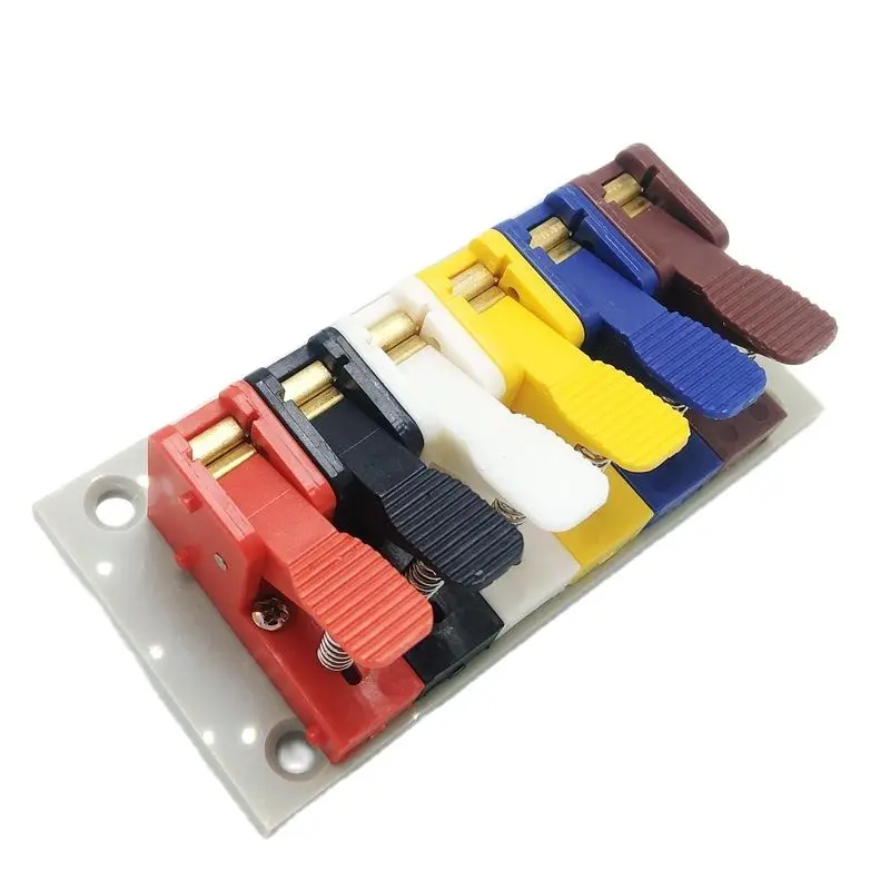 

50A Motor Test Clip Aging Clip Audio Clip Fast Terminal LED Lamp Spring Press Clip With Panel Splice